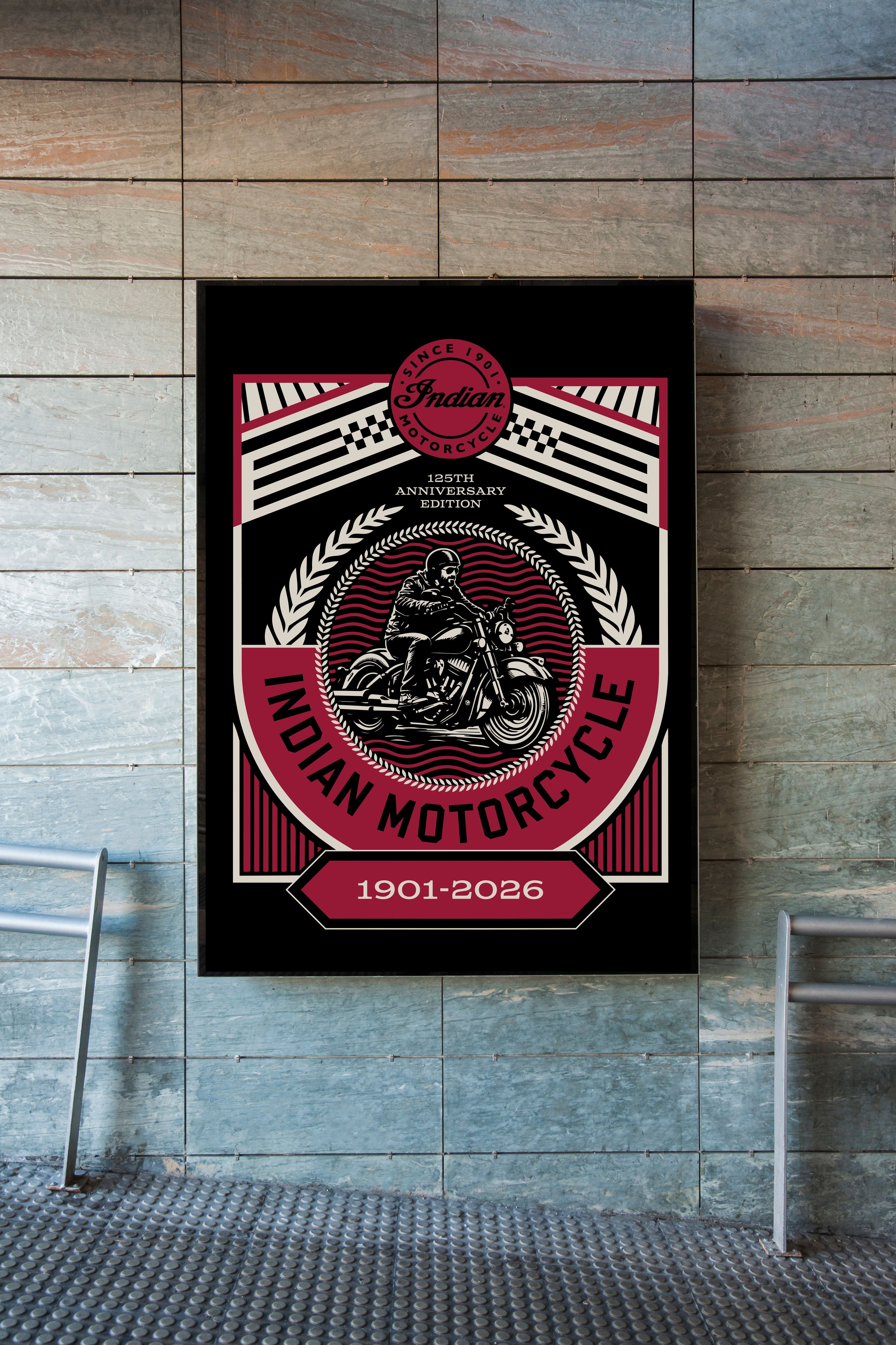 Anniversary Poster for Indian Motorcycle | Free