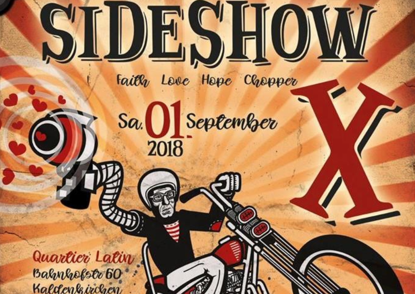 CHOPPERTOWN SIDESHOW X 2018 Sept. 1