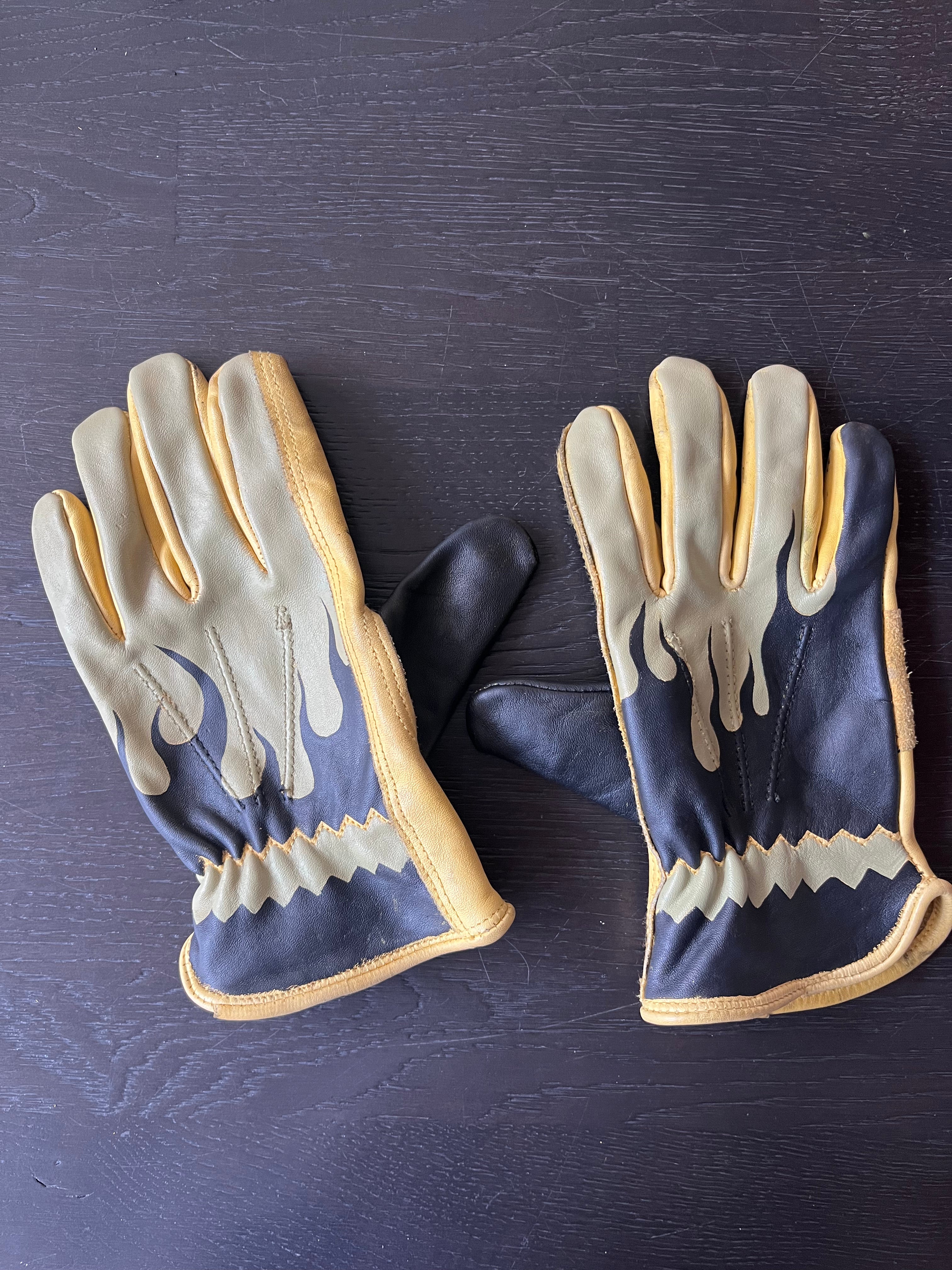 Gecustomized Leren Motorhandschoenen