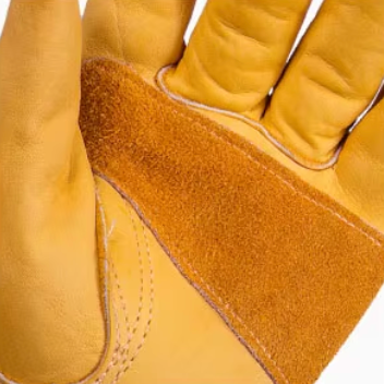 Leather Mortorcycle Glove - Custom Flash Tattoo Design