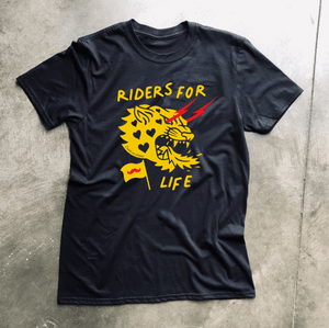 T-shirt 'Riders for life' - Dutch on Wheels