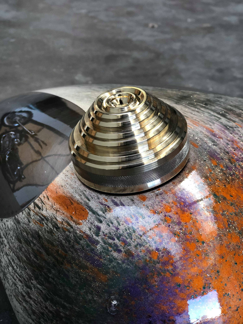 Chopper Gastank “STEROïDE” - Dutch on Wheels, custompaint, pinstriping, motorcycle art 